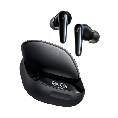 Casti In-ear ANKER Liberty 4 Pro, Fara Fir, noise-canceling, Negru