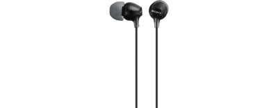 Casti In-ear SONY MDR-EX15AP, Cu fir, Negru