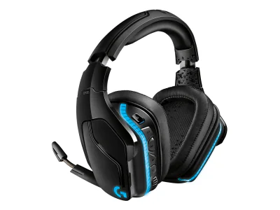 CASTI Logitech, "G935", wireless, cu fir, gaming, utilizare multimedia, microfon pe brat, conectare prin 2.4 GHz (WiFi), Jack 3.5 mm, USB 2.0, negru, "981-000744"