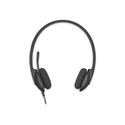 Casti Logitech H340, cu microfon, interfata USB 2.0, frecventa: 20 – 20.000 Hz, lungime cablu: 1.8 metri, negru