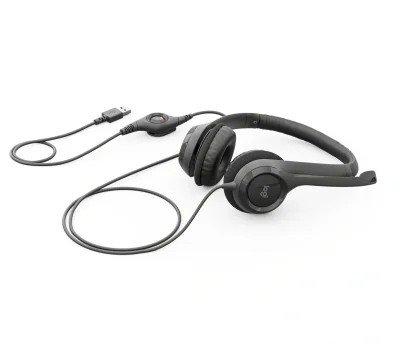 Casti Logitech H390 USB Cu microfon