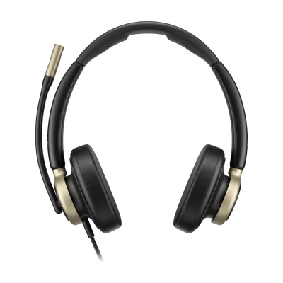 Căști Office HP Poly Mission 825 Stereo USB, cu fir, anulare activă a zgomotului, microfon, USB-C la USB-A, Black