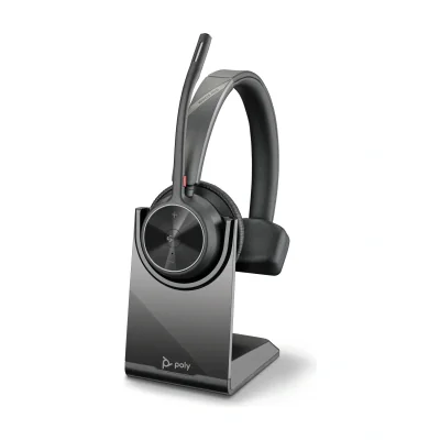 Căști Office HP Voyager 4310 Microsoft Teams Certified, Bluetooth 5.2, microfon Boom, suport de încărcare inclus, Black