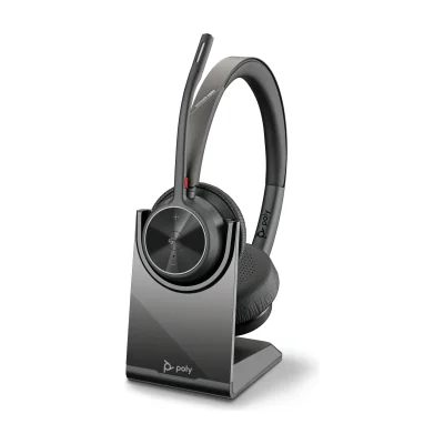 Căști Office HP Voyager 4320-M, Wireless, Bluetooth, cu stație de încărcare, certificate Microsoft Teams, Black
