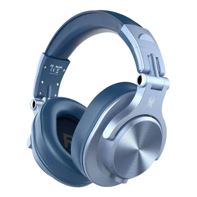 Casti OneOdio "Fusion A70", Over-Ear,profesionala, multimedia, DJ, BT 5.2 | Jack 3.5 mm | Jack 6.35 mm, impedanta 32 Ohm, 650mAh, difuzor 40mm, sky blue "Fusion A70 Sky Blue"