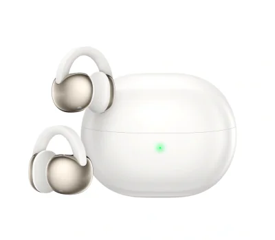 Casti Open-Ear TCL Crystal Clip, True Wireless, Bluetooth, IPX4, Autonomie 36 ore, White Gold