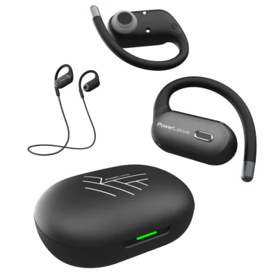 Casti PowerLocus PWL-MOVE-BLACK, Fara Fir, Negru