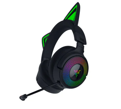 Casti Gaming Head-band RAZER Kraken Kitty V3 Pro, wireless, Negru