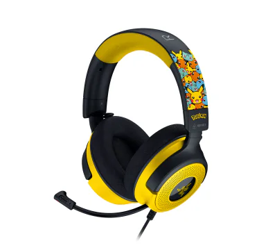 Casti Gaming Head-band RAZER Kraken V4 X Pokemon, Wired, Negru