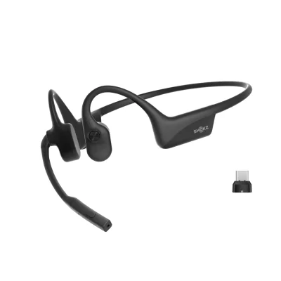 SHOKZ OpenComm2 UC 2025 Upgrade, Wireless, Office/Call center, 35 g, Headset, Black