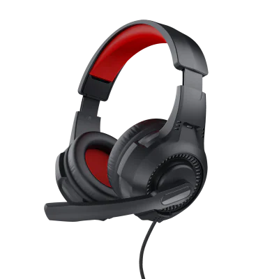 Casti Trust Basics gaming, negru