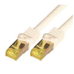 CAT7 SFTP RJ45 LSZH 1M WHITE/10GBIT RAW PATCH CABLE