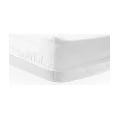 CEARCEAF PAT CU ELASTIC 90X200 CM ALB