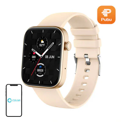 Ceas inteligent Colmi P71 (auriu)