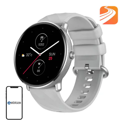 Ceas inteligent Zeblaze GTR 3 Pro (argintiu)