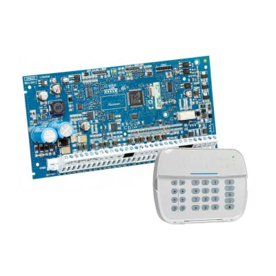 Centrala 6 zone, DSC NEO-2016LED, Extensibila la 16 zone cablate sau radio, 2 partitii, Memorie 500 evenimente, 48 utilizatori, Accepta 8 tastaturi si zone de tastaturi, 2 iesiri programabile extensibila la 22 TASTATURA NEO-LED SI CUTIE PC5003 INCLUS