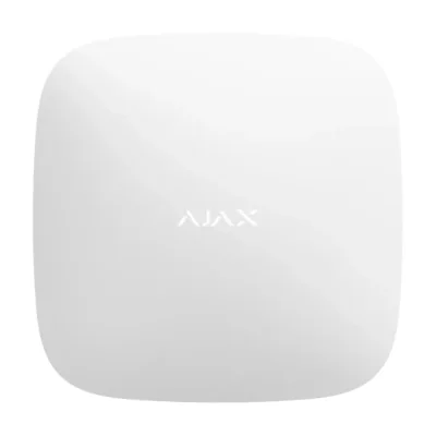 Centrala alarma wireless AJAX Hub2 - alb, 2xSIM 2G, Ethernet - AJAX; Dispozitive conectate: 100, Utilizatori: 50, Incaperi: 50, Partitii: 9,Video: 25 camere sau DVR-uri, Sirene conectate: 10, Scenarii: 32; Comunicatii: Ethernet, GSM 2G (2 x micro SIM