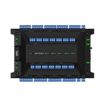 Centrală de control acces pentru 4 uși HIKVISION DS-K2704X(P), alimentare 12 V DC