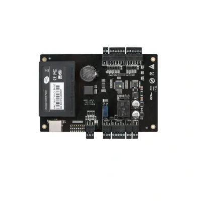 Centrala de control acces pentru o usa bidirectionala, CCA3-1-2;Capacitate: 30,000 utilizatori, 100,000 evenimente stocabile;Conectivitate: TCP/IP, RS485; Compatibila cu cititoare ID (125KHz),Mifare sau HID; Intrari: 2 cititoare, 1 buton iesire, 1 se