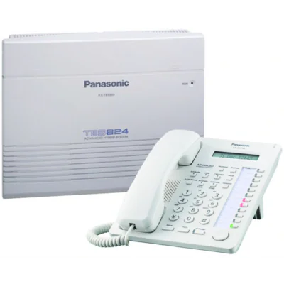 Centrala telefonica Panasonic KX-TES824 (3 /8) si telefon analogic KX-TSC11FXW "pack.3-TES"