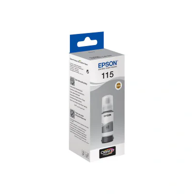 Cerneală imprimantă EPSON 115 EcoTank Grey ink bottle, gri, pentru EcoTank L8180, EcoTank L8160