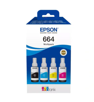 Cerneală imprimantă EPSON 664 EcoTank 4-colour multipack