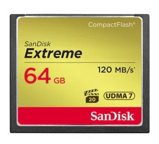 CF CARD 64GB EXTREME/120MB/S - 85MB/S WRITE
