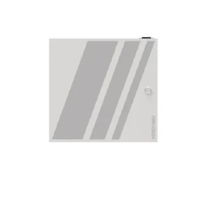 Chassis door control modul Hikvision DS-K2M002X-E:  The chassis contains din rails, which helps installing the DS-K2M002X access module.  The chassis can be equipped with up to 2 access modules.  The chassis contains a 100 W switching power supply,