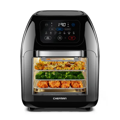 Chefman Air Fryer Oven+ Rotisserie & Dehydrator - Black