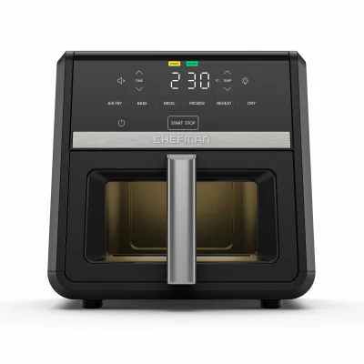 Chefman TurboFry Touch Digital Air Fryer XL 8.5L DC Motor Window