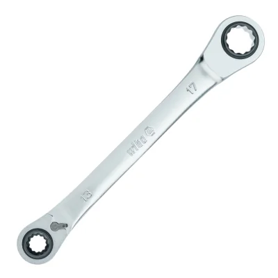 Cheie inelară dublă cu clichet 4 în 1 Wiha WH-WRENCH/45421, 10 / 13 mm și 17 / 19 mm