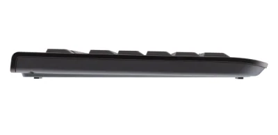 CHERRY DC 2000, Full-size (100%), Wired, USB, QWERTZ, Black, Mouse included