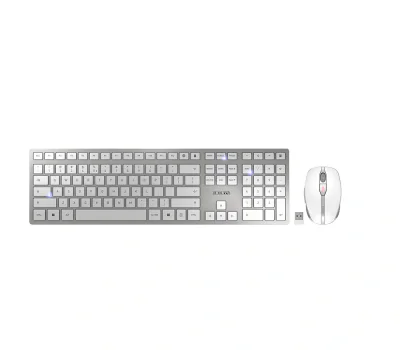 CHERRY DW 9100 SLIM, Wireless, RF Wireless + Bluetooth, QWERTY, Black, Mouse included