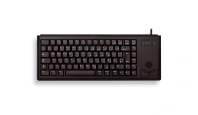 CHERRY G84-4400 TRACKBALL/KEYBOARD PS/2 BLACK