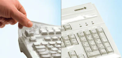 CHERRY 6155142, Keyboard cover, 0.25 mm, Transparent
