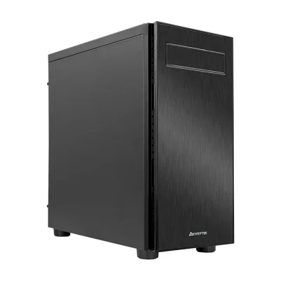 Chieftec Hawk, Tower, PC, Black, ATX, micro ATX, Mini-ITX, Aluminium, SPCC, 16.6 cm
