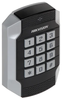 Cititor de carduri Mifare cu tastatură HIKVISION DS-K1104MK, montaj pe doză 86/120