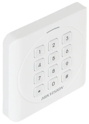 Cititor de carduri Mifare cu tastatură HIKVISION DS-K1801MK, Wiegand