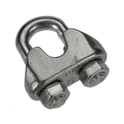 Clemă pentru cablu de oțel DELTA-OPTI ZL-6/INOX316, inox