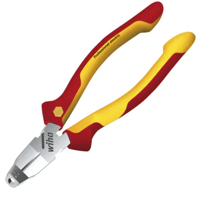 Clește tăietor diagonal Wiha WH-TRICUT-ELECTRIC/38853, 180 mm, fir max. Ø 2,0 mm
