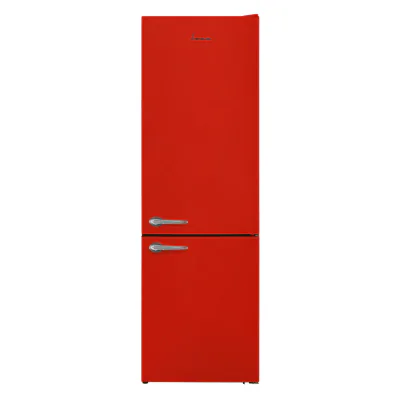 Combina frigorifica FRAM FC-VRL2681RDE++, 268 l, Clasa E, Rosu