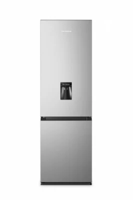 Combina frigorifica HEINNER HC-HS268SWDE++, 268 l, Clasa E, Dozator apa, Argintiu