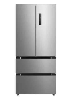 Combina frigorifica HEINNER HCFD-M516INVXE++, No Frost, 516 l, Clasa E, Fara dozator apa, Compresor inverter, Aspect inox