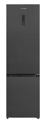 Combina frigorifica HEINNER HCNF-HM377INVDGHC, No Frost, 377 l, Clasa C, Compresor inverter, Antracit