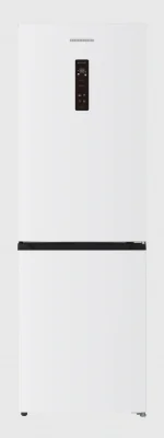 Combina frigorifica Heinner HCNF-HM400DINVE++, No Frost, MaxStorage, tehnologie Dual Inverter, clasa energetica: E, capacitate totala: 400 L, capacitate frigider: 273 L, capacitate congelator: 127 L, control electronic cu display touch, functie ECO, 