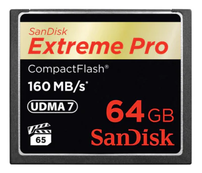 COMPACT FLASH CARD 64GB/EXTREME PRO 160MB/S VERSION