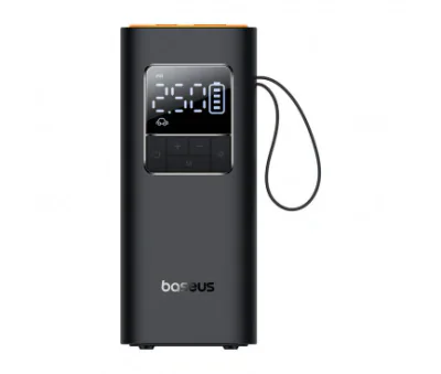 COMPRESOR AUTO Baseus SuperMini Pro Series, baterie 4000mAh/14.8Wh, display LED, negru "C11159300111-00" - 6932172635916