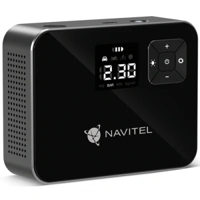 Compresor Navitel Auto-Moto, cu acumulator, LED light, 8.27 bar "AIR 15 AL"