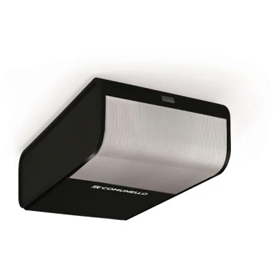 Comunello Kit RAMPART 1000 BELT BLACK - Set de automatizare pentru usi sectionale de pana la 11m2. Kitul include: motor Rampart 1000 1 buc, ghidaj curea AC-410 1 buc, telecomanda V