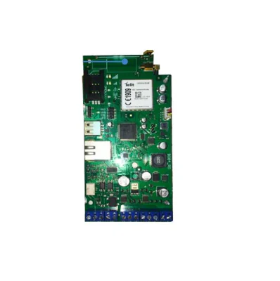 Comunicator DSC 3G4005K GSM/GPRS universal, emuleaza o linie PSTN, functioneaza cu dispeceratele System I-IP, II, III, 5, poate fi folosit independent ca apelator sau comunicator  3G, 6 porturi programabile IN/OUT, programare  prin DLS5,  conform EN5